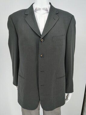 Boss Hugo Boss Dark Green/Gray Sokrates/Sigma Suit Jacket (42R) *FLAWS*